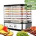 Produktbild Dörrautomat Dehydrator mit digitaler Temperaturregelung für D.I.Y Gesunde Snacks mit 7 abnehmbaren Dörrgittern BPA-frei (7 Etagen/250W)