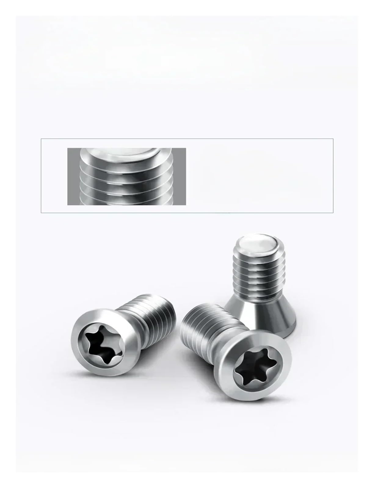 Tornillo Moleteado Portaherramientas de torno, conjunto tornillo, cabezal herramienta, hoja, piezas Cnc Para uso industrial(50PCS_M2X6)
