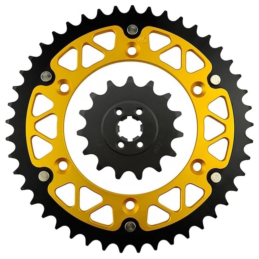 Pignon avant et arrière 520 pour moto TS200 RKLMNP 1989-1994