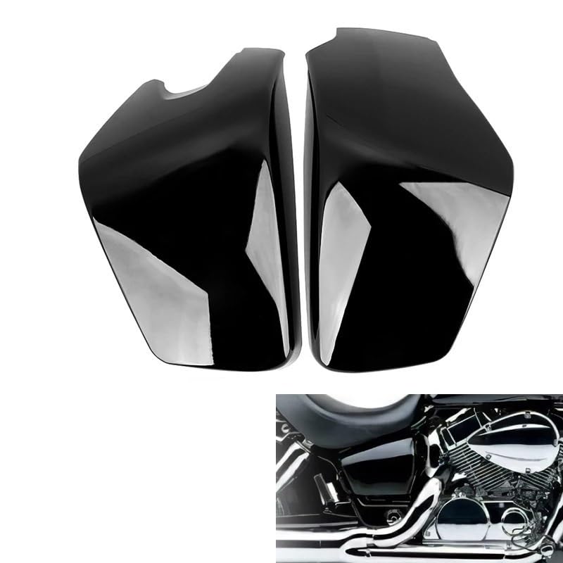 Cubierta lateral de batería para moto Shadow VT 400 reemplazo de tapas protectoras dañadas 2