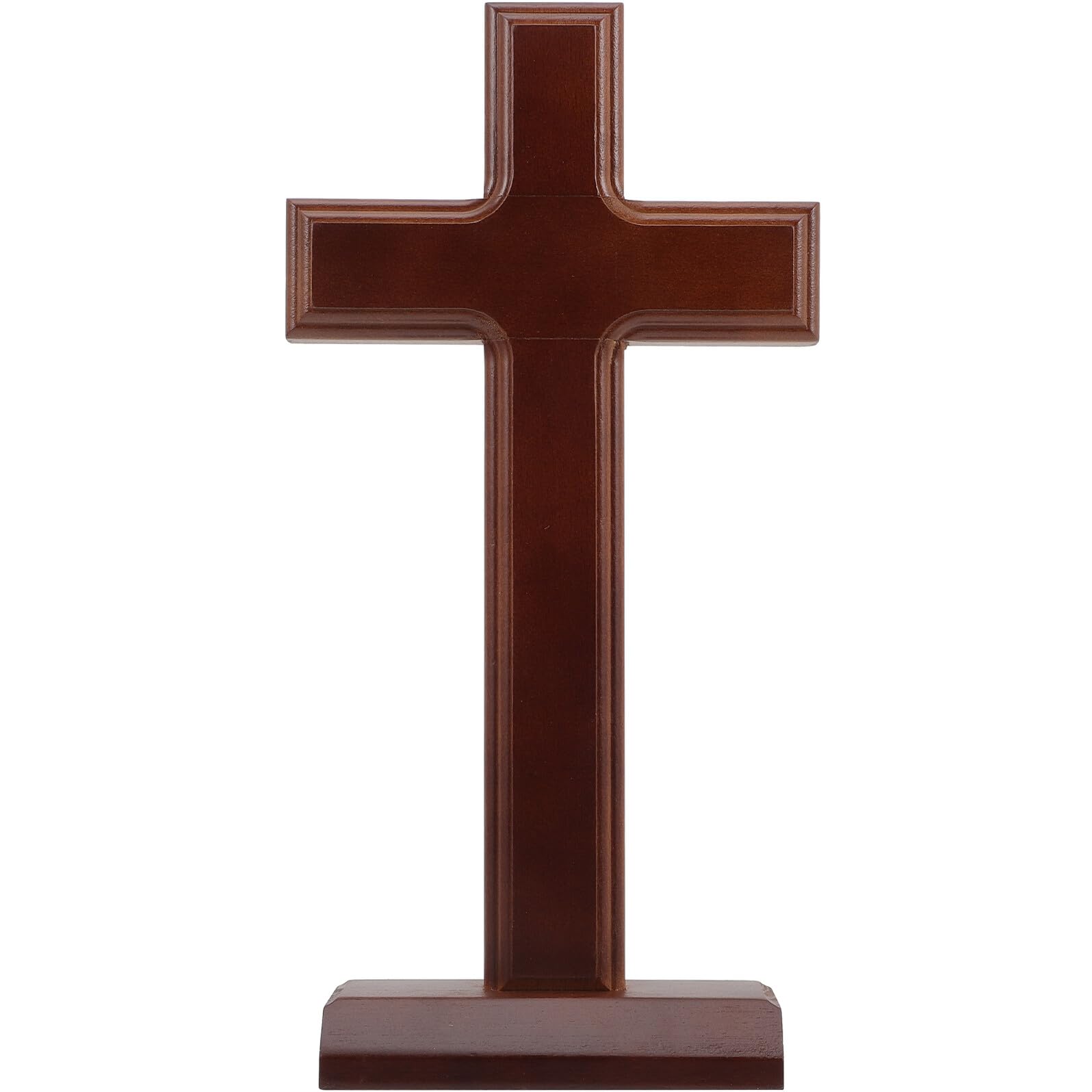 Cruz de madera maciza GALPADA de 30 cm en color natural para mesa 8
