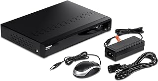 TRENDnet 8-Channel UHD PoE NVR, TV-NVR1508, H.264/H.265 4K (8MP), Up to 12TB Storage (HDD Not Included), Supports one 4K Camera Channel, 56W PoE Power Budget, Rackmount Design, 240fps, Black
