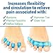 ViveSole Toe Separators for Men & Women Small (2 Pairs) - Silicone Gel Spreaders - Therapeutic Spa Stretchers for Plantar Fasciitis, Bunions, Overlapping Hammer Toe Spacers - Metatarsal Yoga Cushion