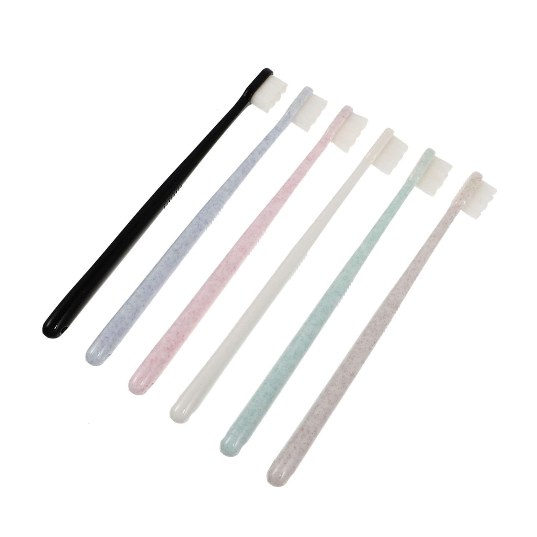 3 Set Spazzolini Denti Morbidi Design Ergonomico Con Setole Per Per Viaggi E Campeggio Protezione Gengive 6 Pezzi*3