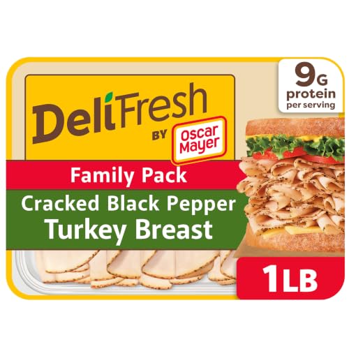 Oscar Mayer Deli Fresh, Fresh Cracked Black Pepper Turkey Breast, 16 oz