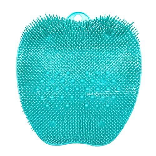 LYCEBELL Laveur de Pieds de Douche, Brosse Pieds Douche avec Antidérapant Ventouses, Tapis de massage pour Exfoliation/Soins Des Pieds Spa Augmente La Circulation (28 x 28 cm) Cover