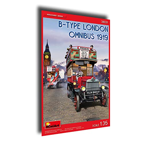 Miniart 38031 B-Type London Omnibus 1919 maquette 1/35 à monter pour passionné d'histoire