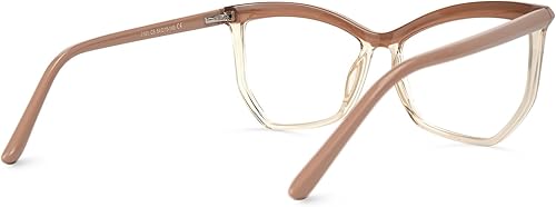 Miniatura 6 de Zeelool Elegante marco de anteojos geométricos de gran tamaño con lente transparente sin receta para mujeres y hombres Tonka ZJGT945534