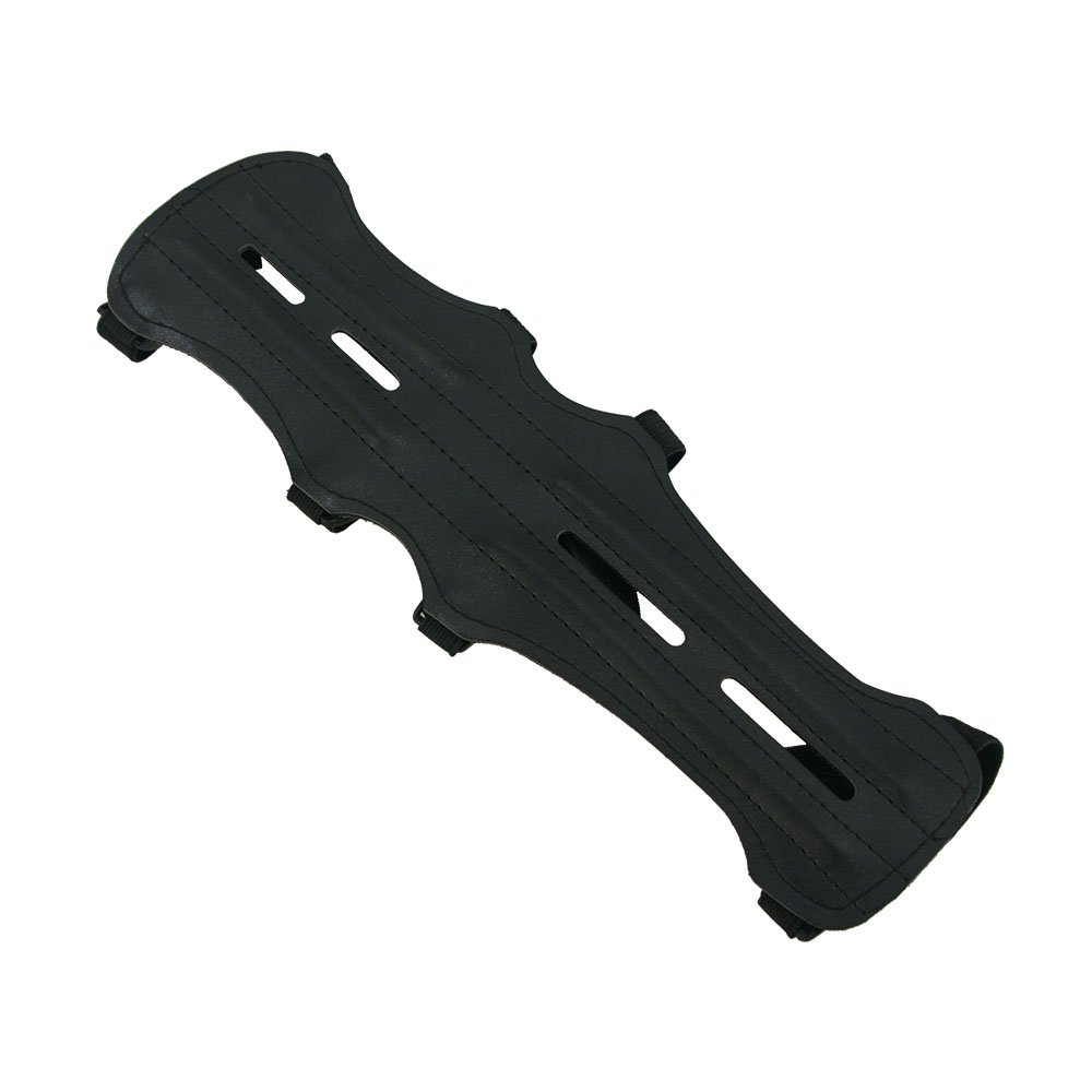 Protège-bras De Tir à L'arc Universel - Cuir (simili) PU Noir - Protection Bras De Tirage