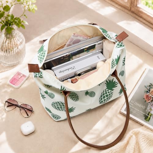 Image of Tote Bag for Women, Casual Hobo Foldable Shoulder Zipper Handbag