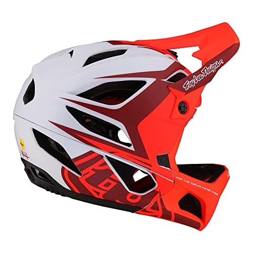 Troy Lee Designs Stage Valence Full Face Mountain Bike Helmet For Max Ventilation Lightweight Mips Epp Eps Racing Downhill Dh Bmx Mtb - Adult Men Women (Red, Md/Lg) #TOP25