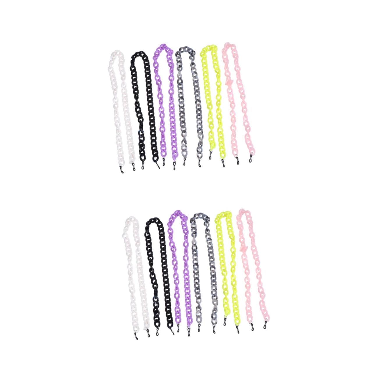 Cadena De Máscara De Gafas Cadena Para Colgar Máscaras Correa Extensora De Oreja Cadena Porta Cordón De Colgador De Máscara El Plastico