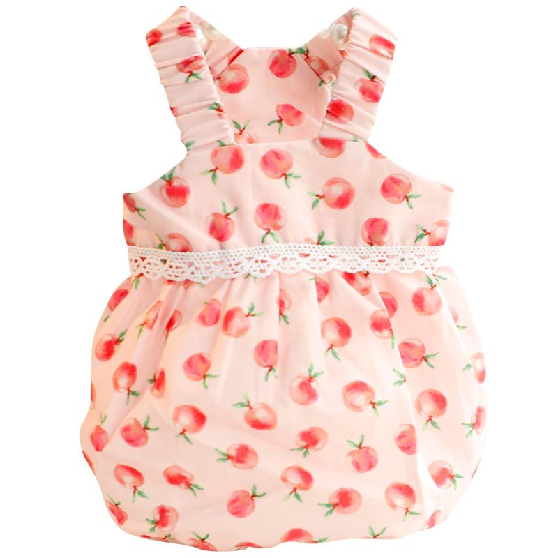 Vestido princesa para perros pequeños rosa con encaje