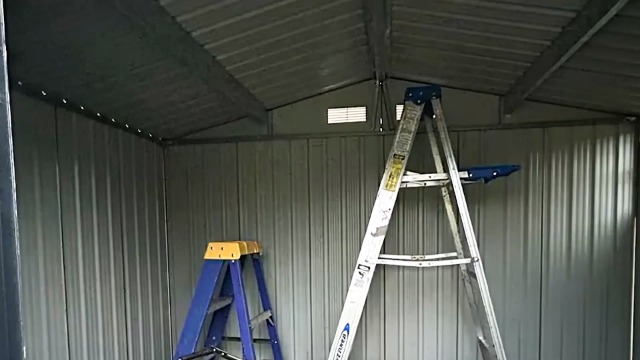 Amazon.com : Quictent Heavy Duty 10X10 FT Metal Storage Shed