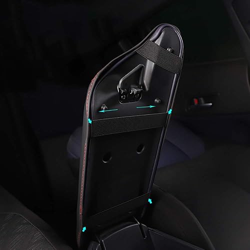 Miniatura 5 de AAGiiLEEYO Funda para reposabrazos de automóvil, fundas protectoras para consola central para Toyota CHR 2018, 2019, 2019, 2020, 2021, 2022 (rojo)