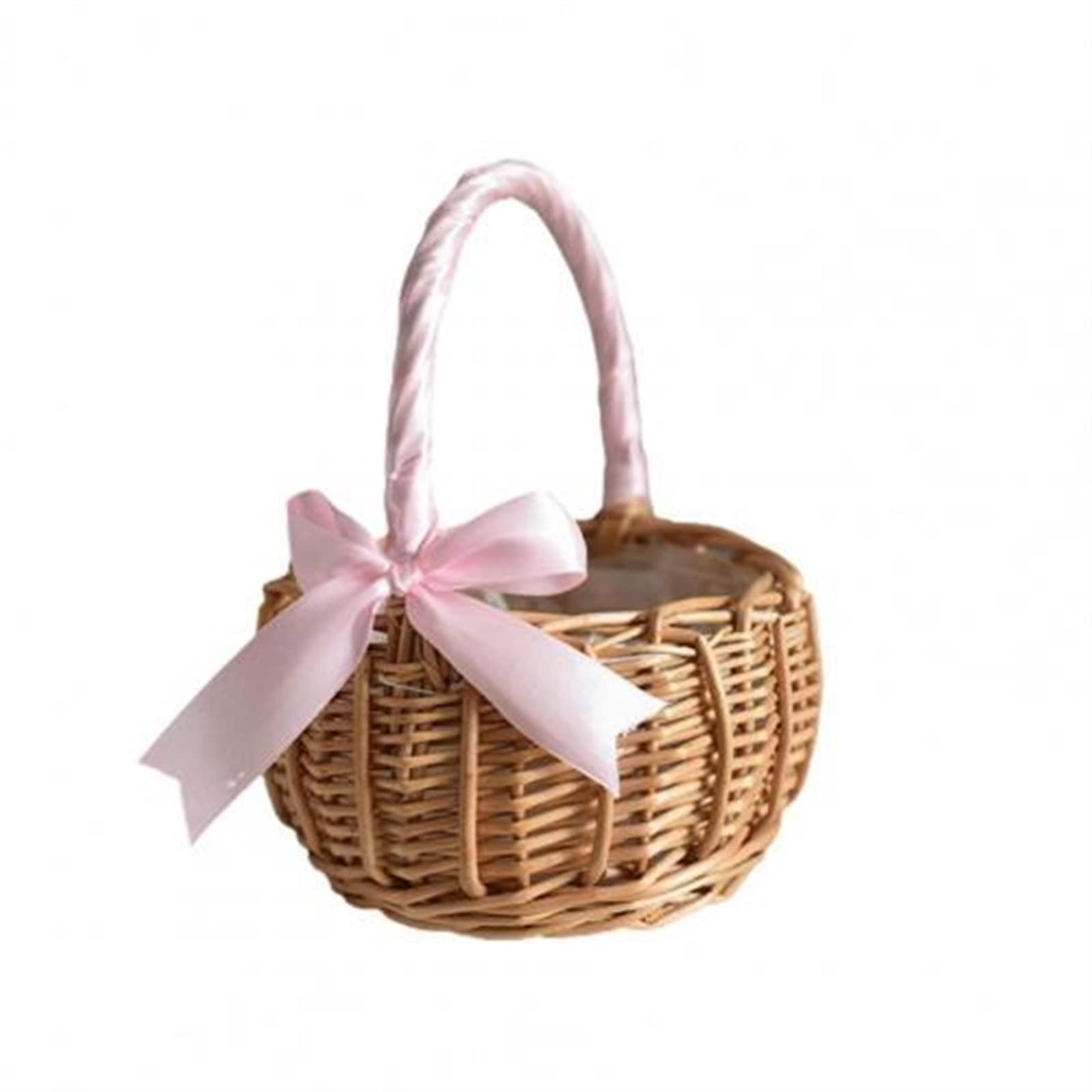 Panier de Pique-Nique, Petit Panier de Pique-Nique en Osier tressé, Panier de Rangement décoratif for Pique-Nique à la Maison