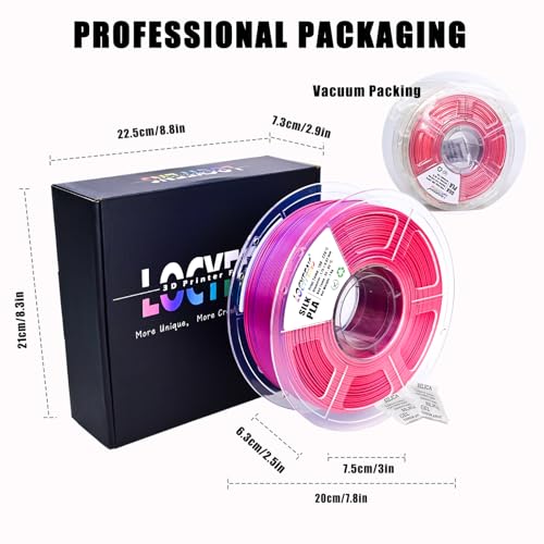 Image of PLA Filament 1.75mm, Silk PLA 3D Printer Filament, Dual Color Filament - Red Blue 1.75 PLA Filament- 2 in 1 Coextrusion 3D Filament PLA 1.75 + /-0.02mm, Fit to AMS, 1kg /Spool