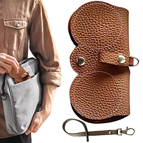 4 étuis Souples Pour Lunettes En Cuir PU - Taille 65x157 Mm, Pochette Portable, Protection Anti-rayures - 2