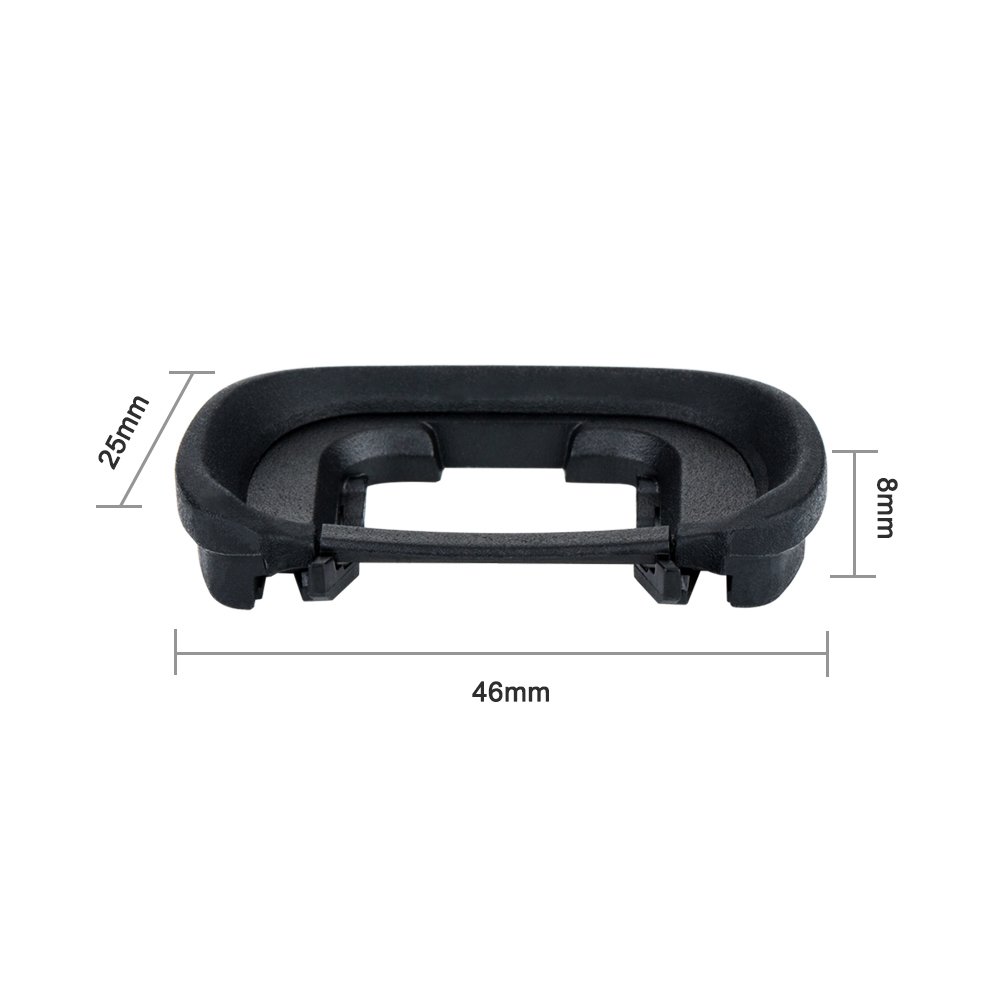 Set Oculari JJC Per Sony Alpha – Morbido Ovale E Normale, Girevole 360°, Compatibile Con A7, A9, A99II, A58, Sostituisce FDA-EP18/EP16