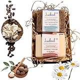 Lucknel® Naturseife Geschenkset 2er Set handgemachte Premiumseifen Kakao-Kokos-Sheabutter und...