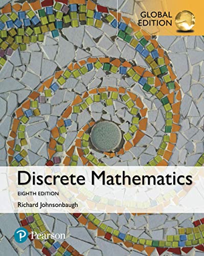 Compare Textbook Prices for Discrete Mathematics, Global Edition 8 Edition ISBN 9781292233703 by Johnsonbaugh, Richard
