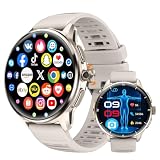 Smart Watch with 5G LTE Standalone Calling, 1.8' HD AMOLED Full Touchscreen, Infrared Remote Control, Compass, GPS, Heart Rate & Blood Oxygen Monitor, IP68 Waterproof Smartwatch for Android iOS