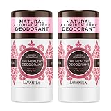 Lavanila Vanilla Grapefruit Deodorant for Women 2-Pack (2 Oz Each) - Natural Aluminum Free Solid Stick Deodorant, Made In USA, Vegan