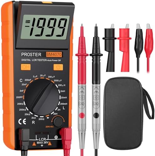 Proster LCR Meter Digital Capacitance Inductance Resistance Tester