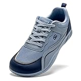 HOBIBEAR Damen Barfußschuhe Herren Breite Zehenbox Trailrunning Leichtgewicht Sneakers Atmungsaktiv Bequem Minimalistisch Nullabsatzsohle für Outdoor Freizeit Alltag Fitnessstudio Reisen und Gehen