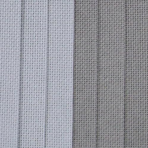 Image of KCS 4 /6 pc of 12 inch x 18 inch(30cmx45cm) 18 Count Cotton Aida Cloth Cross Stitch Fabric (6 pc,Light Grey+Medium Grey)