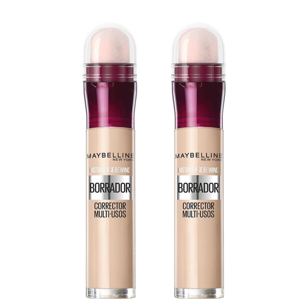 Maybelline New York, Corrector de Ojeras, Bolsas e Imperfecciones, Con Bayas de Goji y Haloxyl, Tono: 01 Light, 6.8 ml — view 10