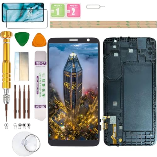 Gadget Troops LCD-skärmmontering för TCL 403 T431D, T431U, T431Q, T431P, T431A, T431E skärmersättningskit