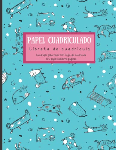 Papel Cuadriculado: Libreta de cuadricula Cuádruple gob: Bonito cuaderno de papel cuadriculado. Reglas del cuádruple. libretas de apuntes bonitas Libreta de cuadricula. Libreta de cuadro gra