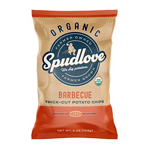 Spudlove Organic Thick-Cut Potato Chips Barbecue | 5 Oz Bag #TOP16