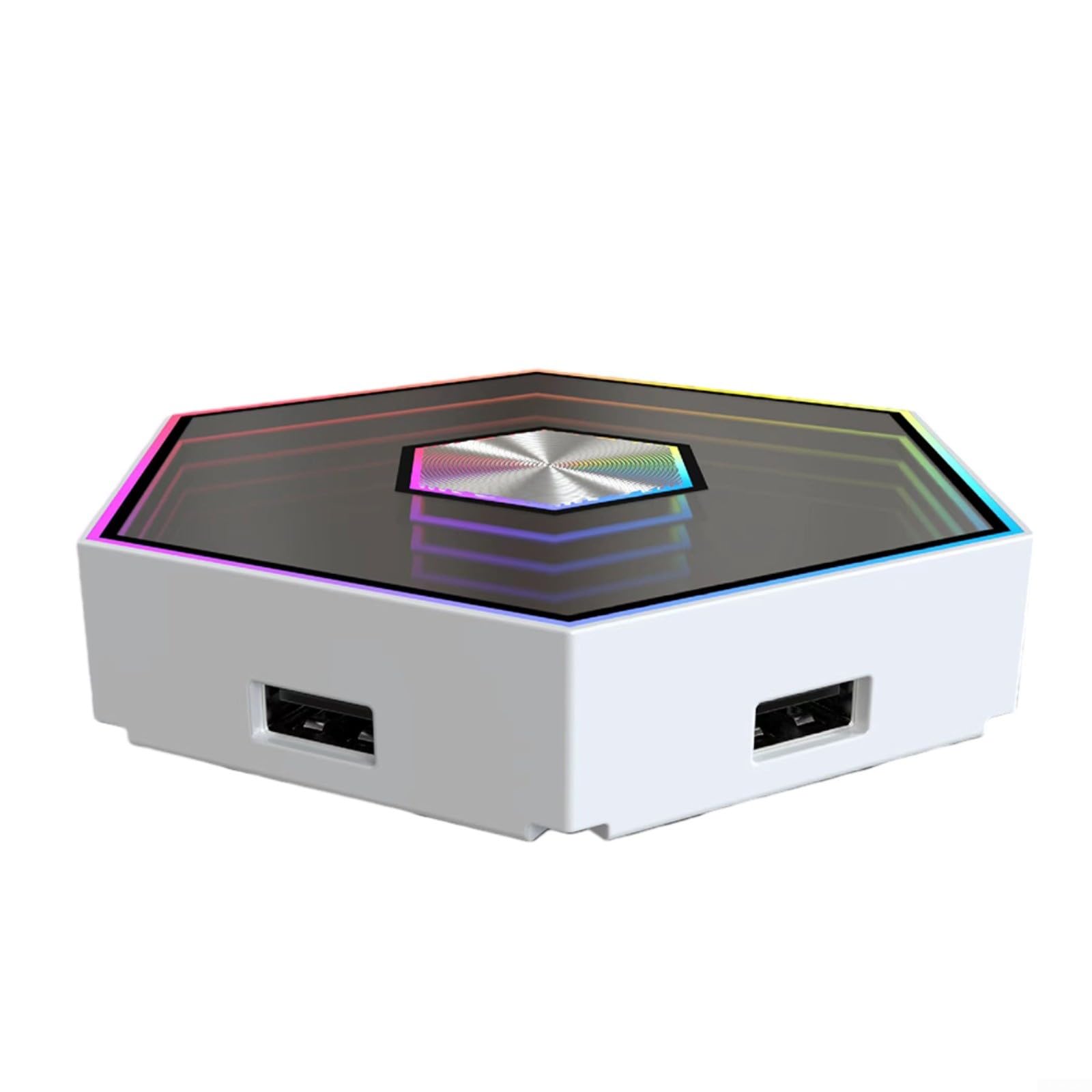 Lumières hexagonales RVB : panneaux muraux modulaires avec 16 m de couleurs, musique via application et télécommande pour salle de jeux et décoration d'intérieur (10 pièces)