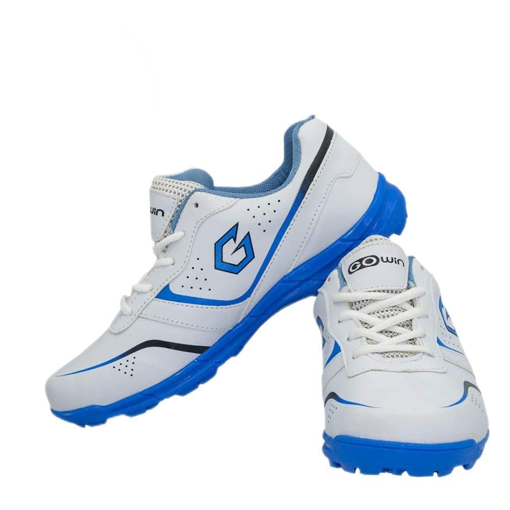 Academy White/Sky Cricket Shoes Size-2 with TR-77-R Cricket Leather Ball Veg Tanned Red-image-47