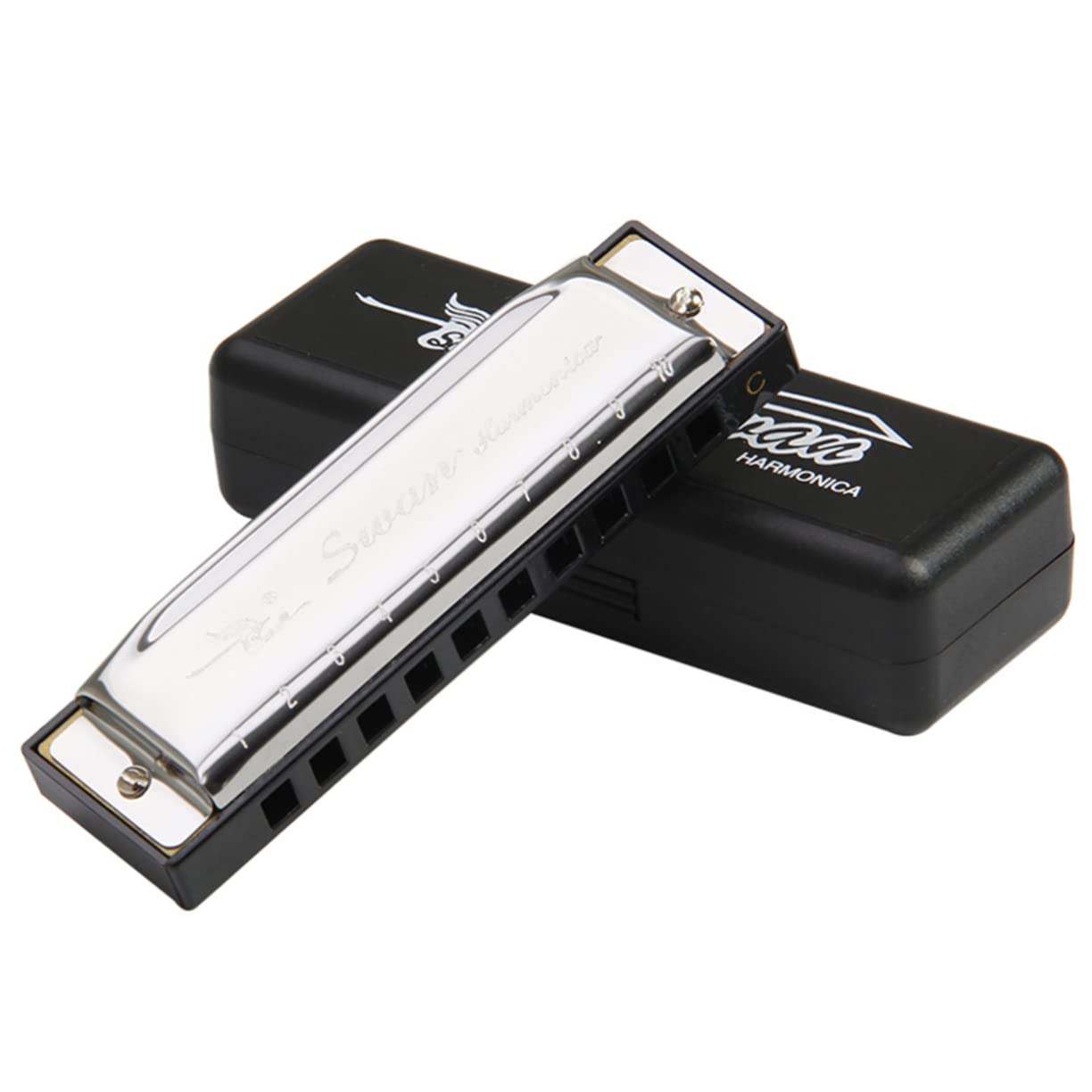 Abaodam 3pièces Harmonica Diatonique c Professionnel De Qualité Pour Musiciens Et Débutants