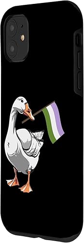 Miniatura 8 de iPhone 1212 Pro Genderqueer Goose Bi Pride Flag Bi Pride Parade Flag LGBTQ Case