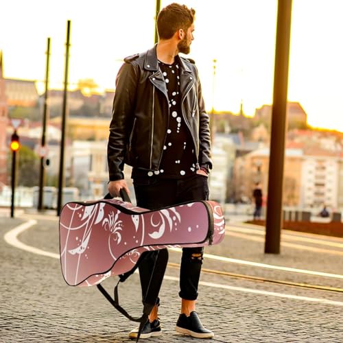 Housse de guitare en tissu Oxford épais rembourré avec boucle de suspension et sangle de cou Motif sans couture avec plumes de paon 101,6 cm, Multicolore 5., 42.9×16.9×4.7 in, Sac de transport - Les Beatles, Paul McCartney, John Lennon, RIngo Starr, George Harrison Housse de guitare en tissu Oxford épais rembourré avec boucle de suspension et sangle de cou Motif sans couture avec plumes de paon 101,6 cm, Multicolore 5., 42.9x16.9x4.7 in, Sac de transport – Image 7