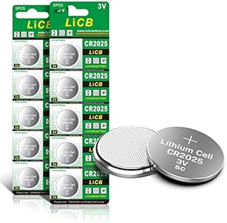 LiCB CR2025 3V Lithium Battery CR 2025 Coin Cell Button (10PCS)