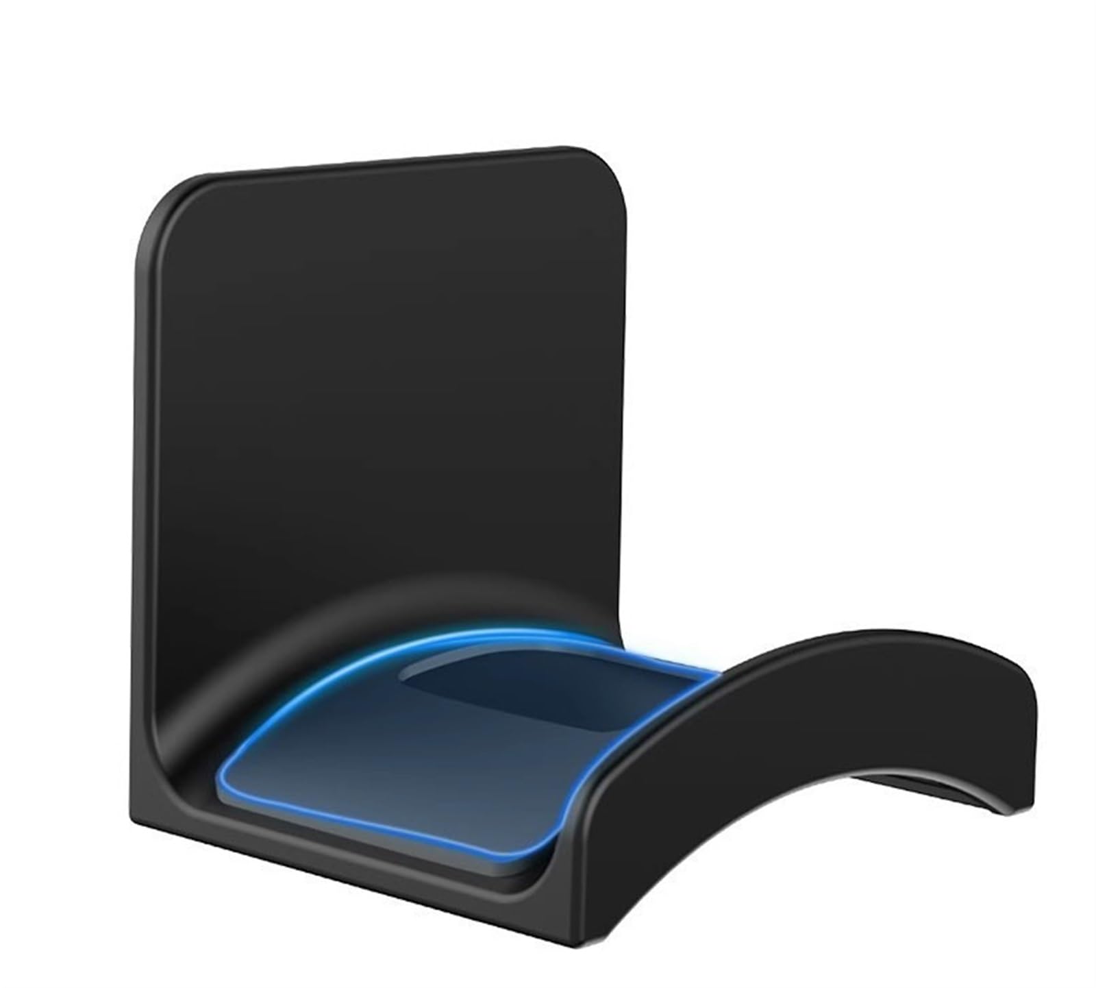 Gaming Accessori Gancio for Cuffie sotto Il Supporto for Cuffie da Scrivania sotto Il Tavolo Supporto Adesivo for Cuffie da Gioco Stand Over-Ear da Gioco(Black)