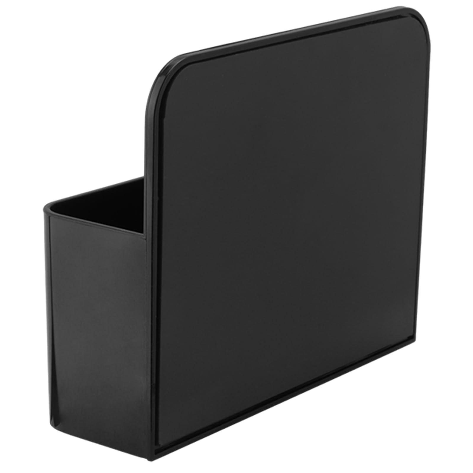 Magnetyczny uchwyt na d?ugopisy, 4 sztuki, 12 x 4 x 10 cm, pojemnik magnetyczny, do domu, szko?y, biura, na lodówk?, tworzywo sztuczne, kolor czarny