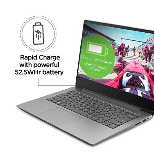 Image of Lenovo Ideapad 330s Intel Core i3 8th Gen 14-inch Full HD Thin & Light Laptop (4GB RAM /1TB HDD /Windows 10 Home /Platinum Grey /1.6kg), 81F40196IN