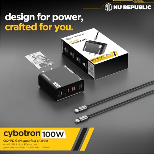 Nu Republic Cybotron 100W GaN Charger (4-Port) — view 5