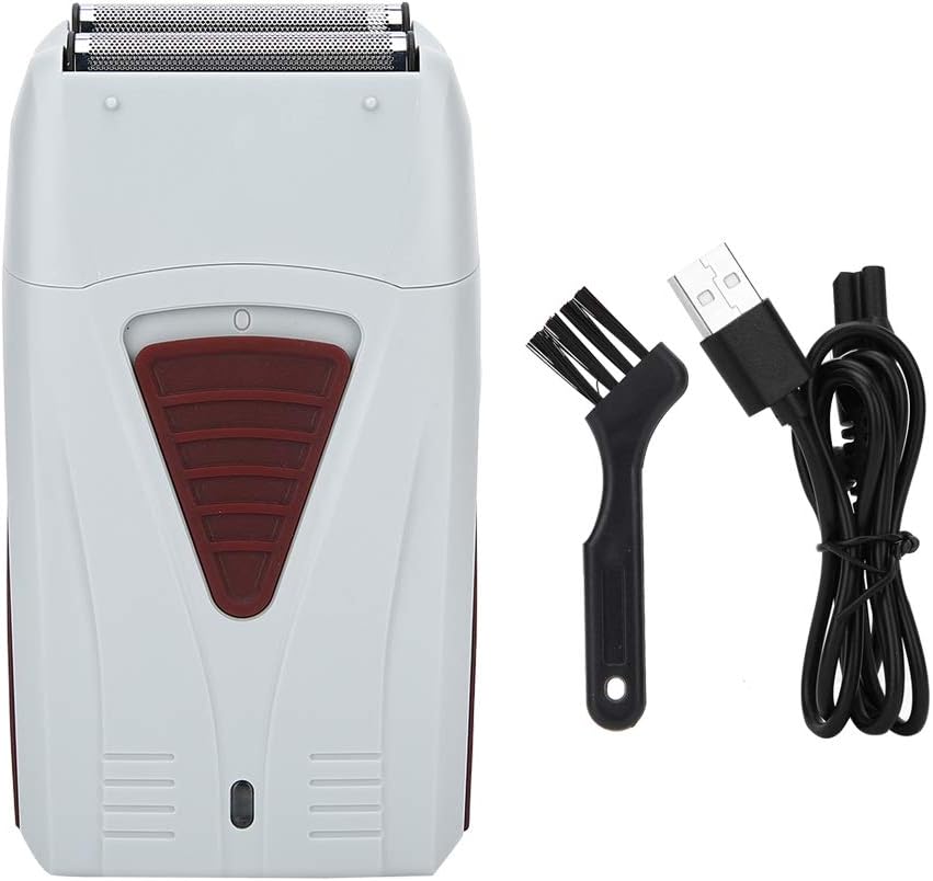Electric Shaver, USB Rechargeable Wet Dry Foil Beard Trimmer Kit with Travel Case for Mens Hair Grooming