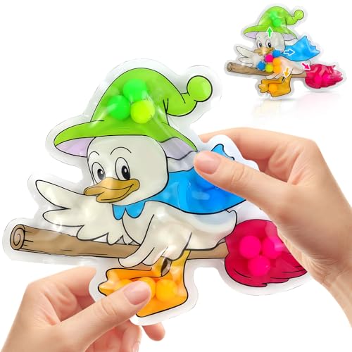 Image of Color Sorting Sensory Toys - Magic Duck Preschool Learning Color Matching Toy, Montessori Toddler Learning Educational Activities Fine Motor Skills Calm Down for Kids Ages 3-5