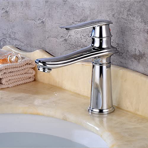 Robinet de salle de bain vintage pour vasque rétro et ambiance authentique