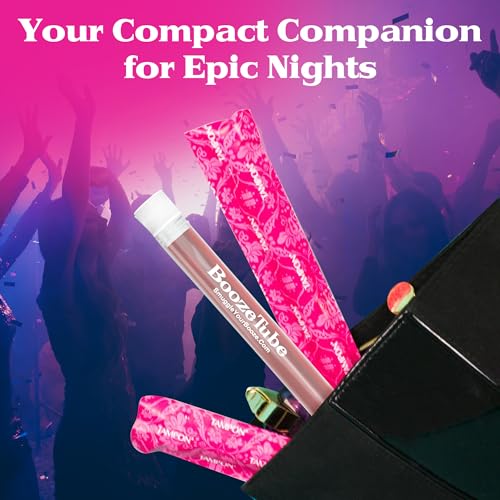 Smuggle Your Booze Tampon Flask Set - Pack of 10, 1oz Tube Flasks with Resealable Wrappers Secret Flasks for Liquor Disguise, Discreet Flask for Women, Hidden Alcohol Containers - Fake Tampon Flask - Thumbnail 7
