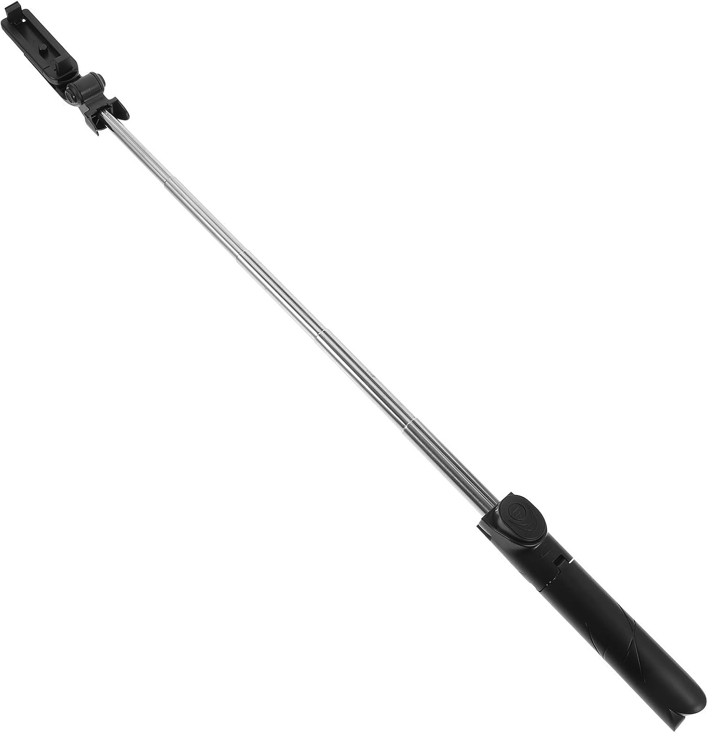 Portable Mini Tripod Phone Holder with 360 Degree Rotation and Retractable Folding Design, Lightweight Plastic and Alloy Selfie Stick for Live Streaming and Handheld Use