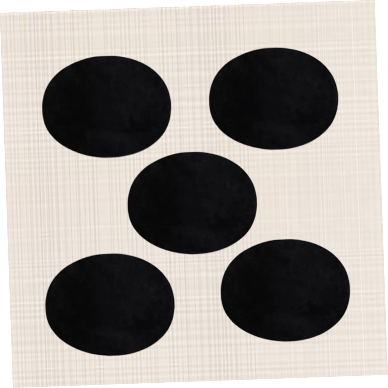 EXCEART 75pezzi Toppe Termoadesive Tessuto Suede Per Abbigliamento Patches Ovali Per Maglioni Giacche e Jeans Kit Di Accessori Per Rinnovare e Decorare Tuoi Vestiti